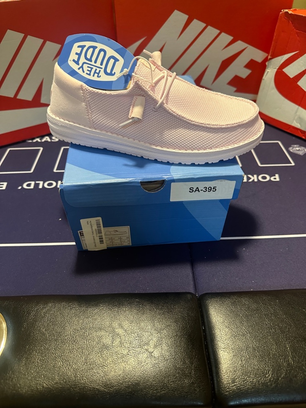 Hey Dude Kids Wally Slip-On Sneakers in Light Pink